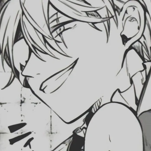 manga, anime, bsd manga, ahegao boys art, michaela hakuya manga