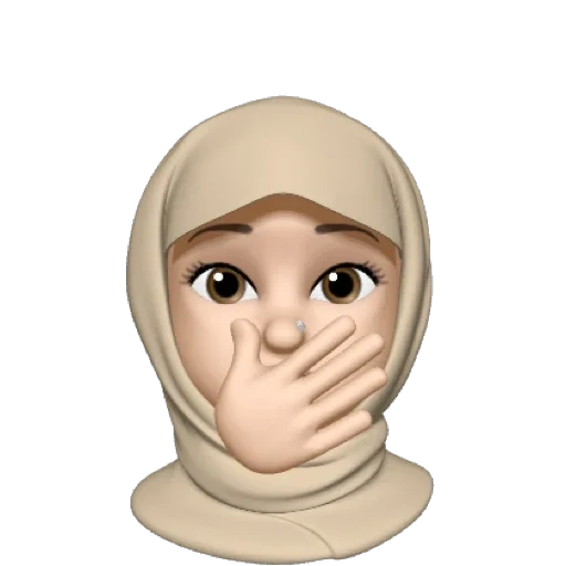 emoji, emoji, emoji alenka, gadis hijabe, memoji hijabe