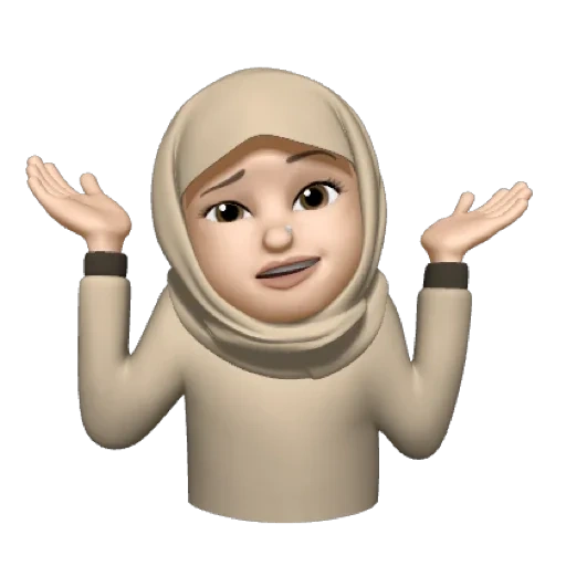 emoji, giovane donna, sasha grey, emoji arab, cartoon hijab