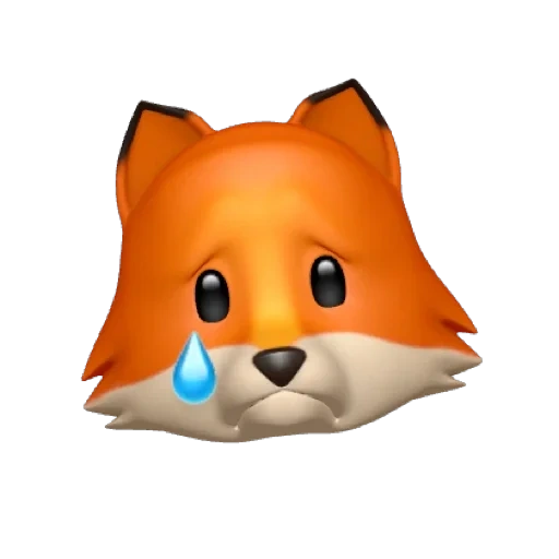 emoticon fox, emoticon fox, volpe sorridente, volpe sorridente, la volpe di animogi