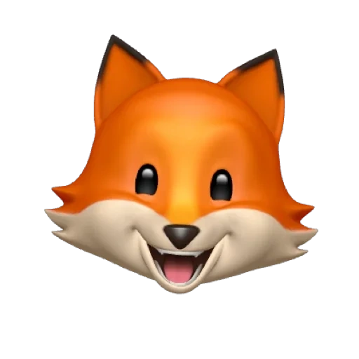 animoji, raposa ani moggi, raposa ani moggi, raposa expressão iphone, raposa de expressão