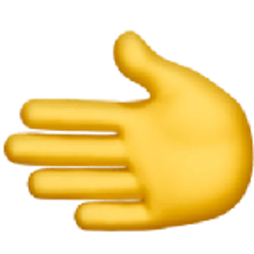 manos emoji, la mano de smilik, dedo emoji, emoji con una mano levantada, la palma abierta de emoji