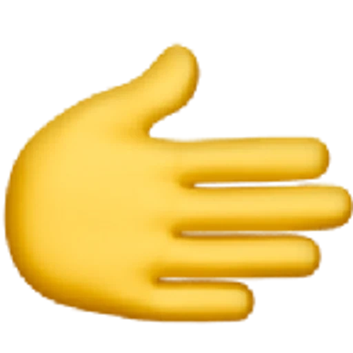 mano, emoji, manos emoji, la mano de smilik, dedo emoji