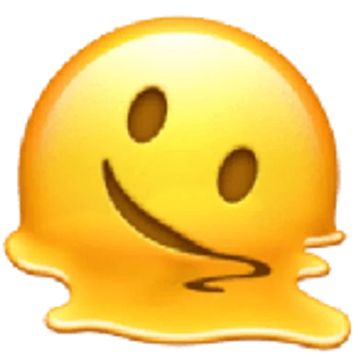 emoji, new emoji, the emoji melted, smiling face smiling face, simple smiling face