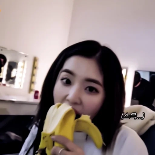 coreano, kansergi, irene banana, joven mujer coreana