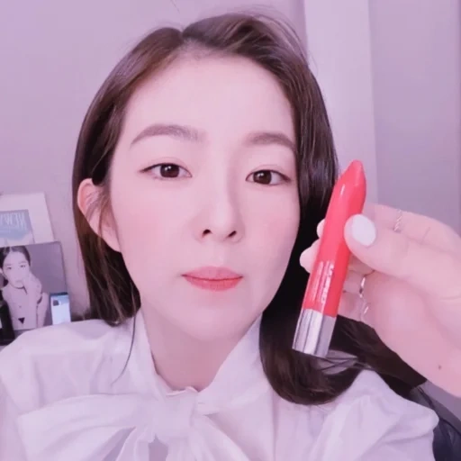 lápiz labial, maquillaje, maquillaje de asia, irene terciopelo rojo, maquillaje coreano