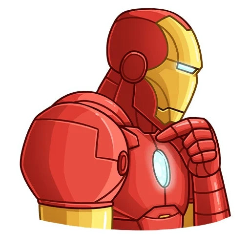 iron man, self-adhesive iron man