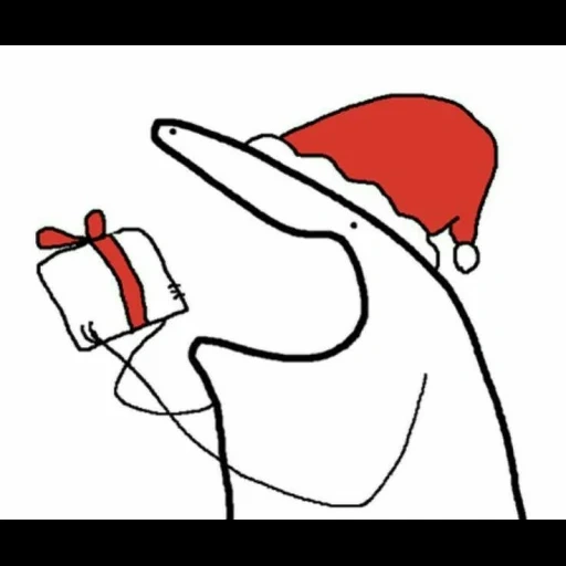 bongo cat, santa claus cartoon, skidaddle skadoodle your dick is now a noodle