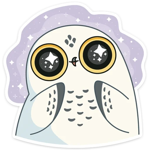 owl, mignon, owl ervey, stickers hibou