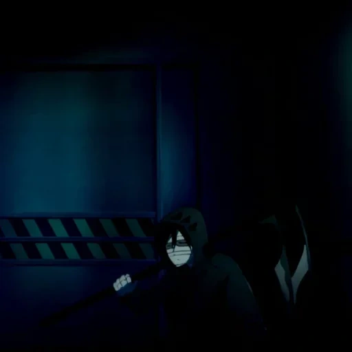 darkness, anime clip, great stray dogs, laughing jack cripipasta, creepypasta laughing jack