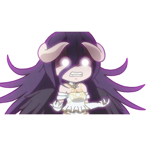 albedo, albedo chibi, señor de albedo, señor de albedo, lord albedo