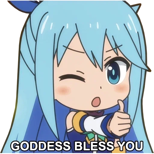 anime, ameme aqua, aqua konosuba, aqua konosuba, anime konosuba