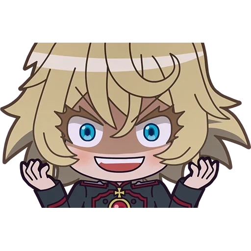 youjo senki, tanya degurshaff, tanya degurechaff, tanya degurshaf chibi, isekai quartet tanya