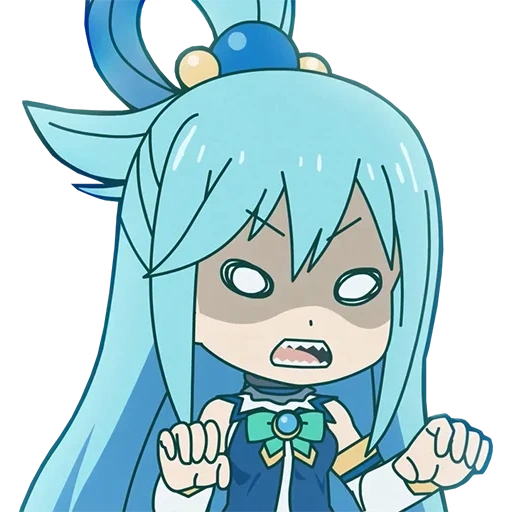 chibi, anime, chibi anime, aqua konosuba