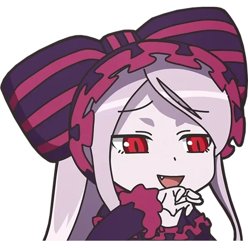 shaltir, shaltir chibi, anime suzerain chibi, blood-falling, shalltear bloodfoln chibi