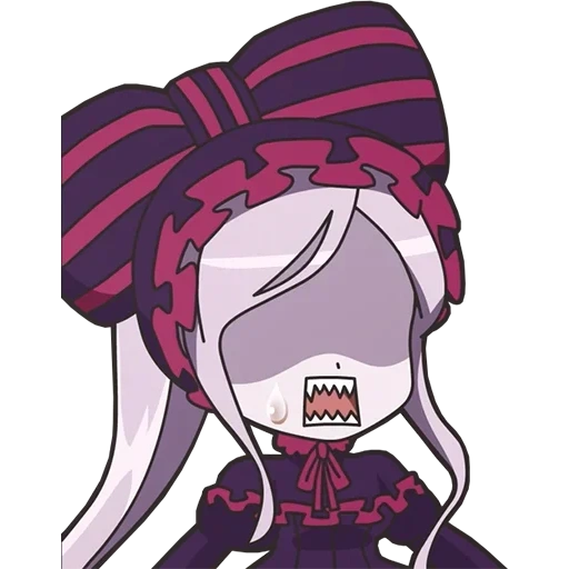 shaltir, shaltir bladfolen, overlord anime chibi, shalltear bloodfallen, shalltear bloodfallen chibi