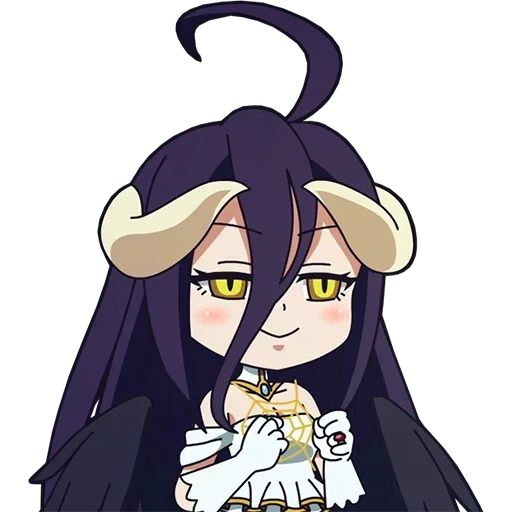 albédo, suzerain d'albédo, lord albedo, lord albedo chibi