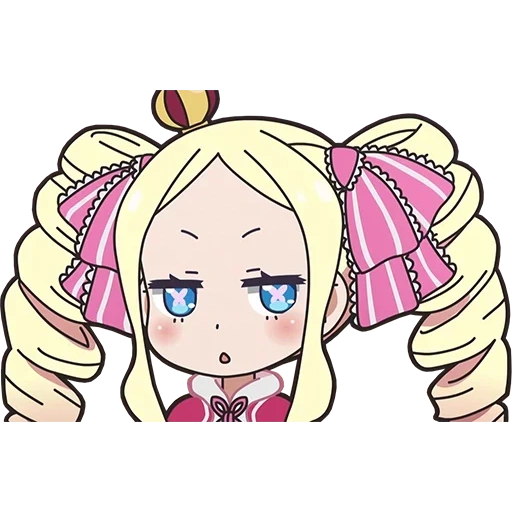 chibi beatrice, beatrice re zero, beatrice re zero, ressero beatrice chibi