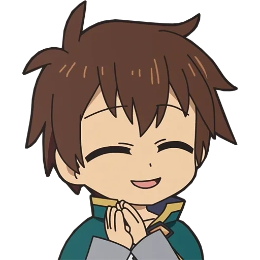 chibi, kazuma, kazuma sato, kazuma chibi, cazum konosuba