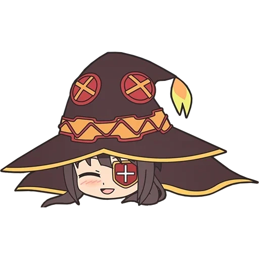 megumina chibi, hat megumin, anime megumina, konosuba megumin, megumina del quartetto idoeki