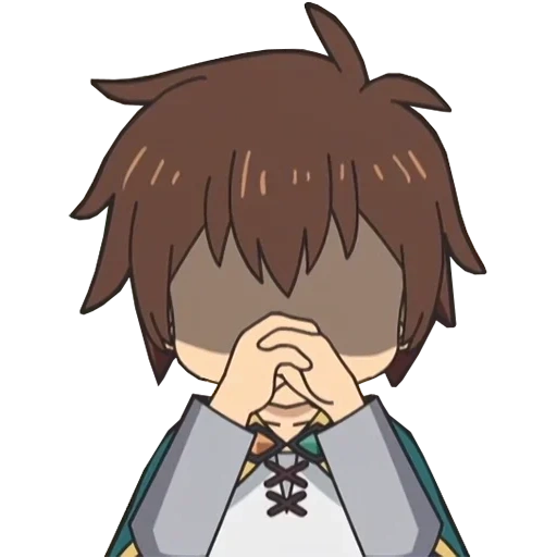 kazuma, kazuma sato, kazuma chibi, konosuba kazuma, kadzuma konosuba