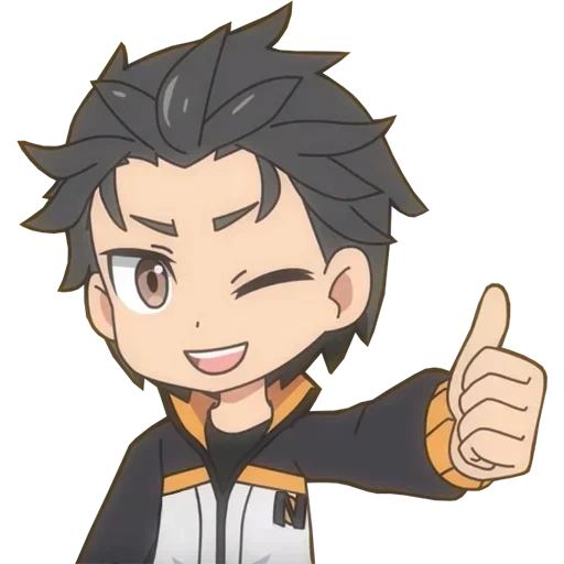 subaru natsuki, re zero subaru, natsuki subaru, re zero subaru, subaru chibi re zero