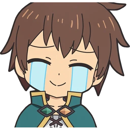 kazuma, kazuma chibi, cazum konosuba, emoji es la discordia del servidor, anime del servidor de discords emoji