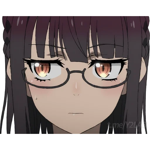 anime, kacamata anime, karakter anime