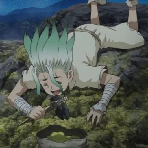 saiko dr stone, senka dr stone, dr stone anime kadra, dr stone animated series, dr stone senka gen screenshots