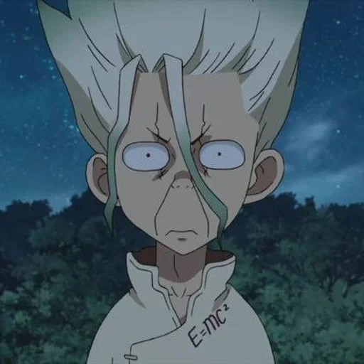 dr stone, personagem de anime, dr senku stone, dr hamula stone, fotos de anime do dr stone