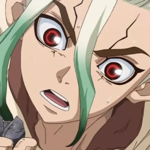 anime in pietra, dr stone, dr stone anime, dr stone animego, anime dr stone rubin