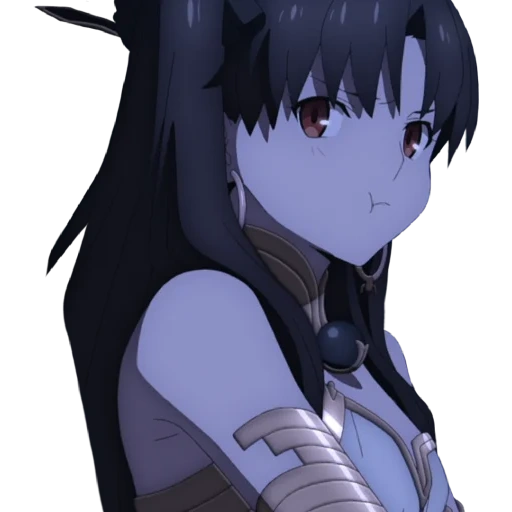 ishtar, l'arte della ragazza, anime girl, i personaggi degli anime, destiny order zetai majussensen babylon