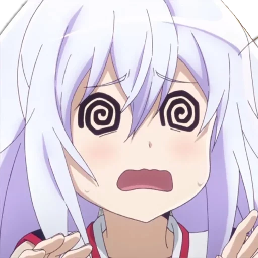 aila, anime, mèmes d'anime, visage mem anime, aila plastic memories sourit