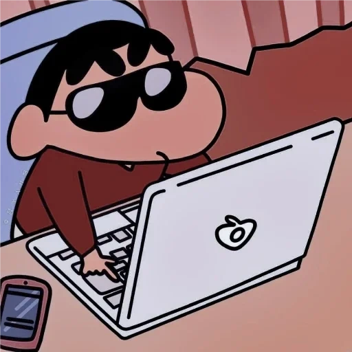 start, anime, star field, twitter, shin chan