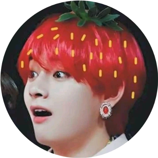 jimin bts, cherry bts, boys di bangtan, jungkook bts, trasformazione bts di fragole