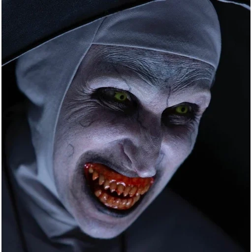 trevas, demônio valak, feitiço freira, a maldição da freira é um gritador, spell 2 valak aparência verdadeira