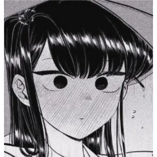 manga, figura, animación cómica, imagen de animación, manga de komi san wa komyushou