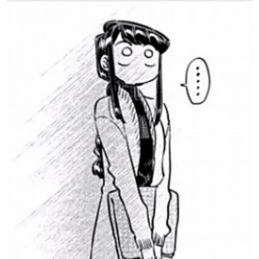 komi, anime de bande dessinée, dessins de bandes dessinées, mangakomisan, images de personnages d'anime