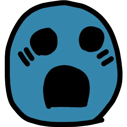 emoji, das symbol ist kurz, sksk bravl stars, schlägerei sterne emoji, trauriger smiley bravl starc blau