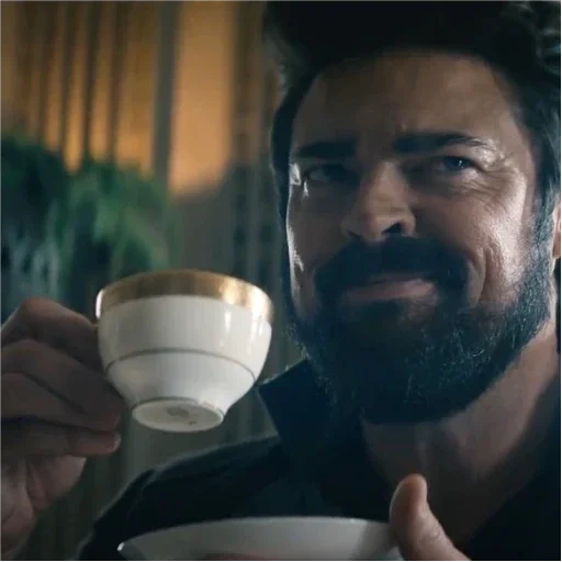 thermos cup, people, serials, karl urban, william butcher actor