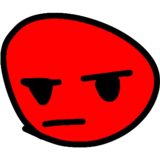 emoji, boy, the icon is brief, brawl stars pins, the red emoticon is angry