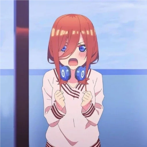 nakano miyuki, nakano miku, anime girl, personaggio di anime, gotoubun no hayanome guess