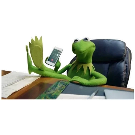 kermit, kermit with phone, лягушка у окна мем, лягушонок кермит мем