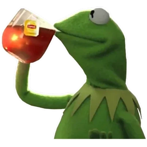 кермит, кермит лягушка, лягушонок кермит, кермит лягушка чай, kermit drinking tea