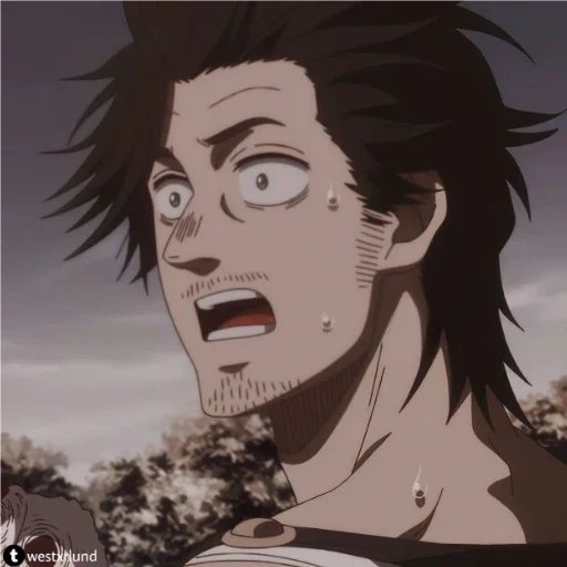 anime, yami sukehiro, personaggi anime, manga black clover, icone di trifoglio nero anime