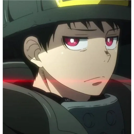 шинра кусакабе, anime fire force, пламенный отряд аниме, аниме пламенная бригада, аниме пламенная бригада пожарных