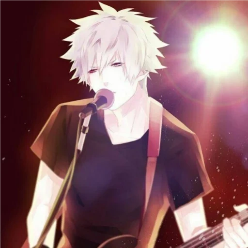 ichigo kurosaki, ranmaru kurosaki, uta pas de prince-sama, ranmaru kurosaki avec une guitare, prince ranmaru kurosaki