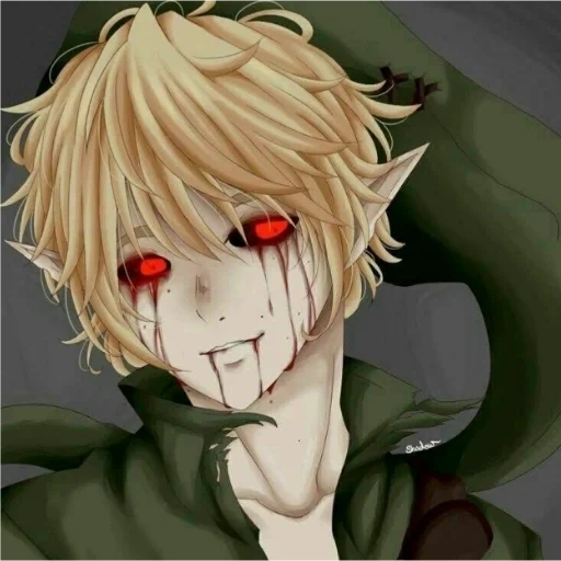 ben drowned, ben is a drowning man, krippasta art, ben drowning demon, ben drowned krippasta