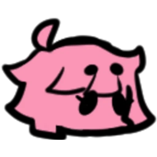 anime, piggy, pig, avatar pig, pig badge