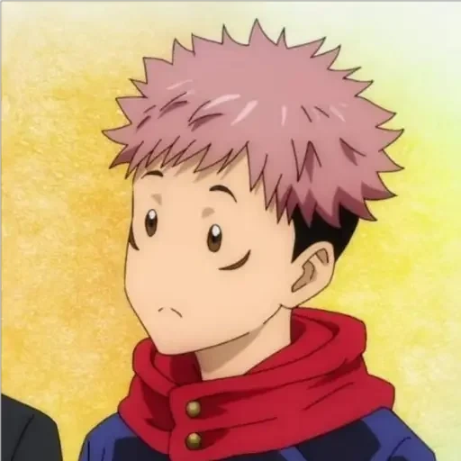 itadori yuji, yuuji itadori, jujutsu kaisen, personaggio di anime, ragazzo personaggio anime